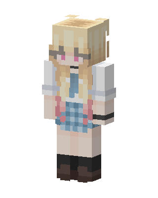 Blonde School Girl Minecraft skin