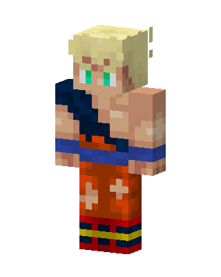 Super Saiyan Goku Minecraft skin