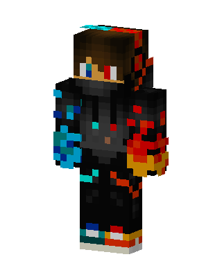 Fire And Ice Minecraft skin