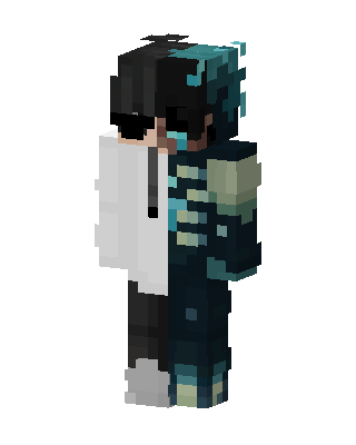 Sculk Split Minecraft skin