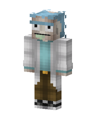 White Player skin, 3D preview