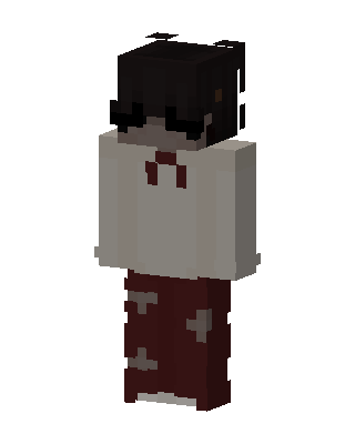 Gray Player Boy skin, 3D preview