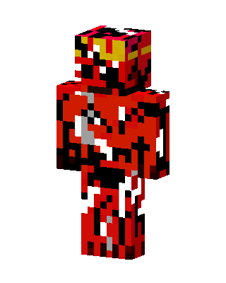 Magma Warrior skin, 3D preview