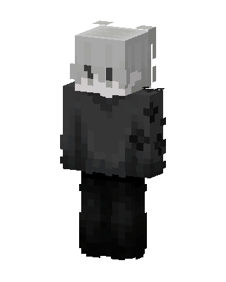 Monochrome Hoodie skin, 3D preview