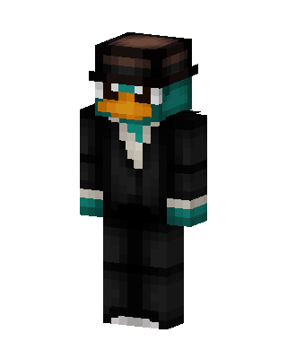 Agent P Suit skin, 3D preview