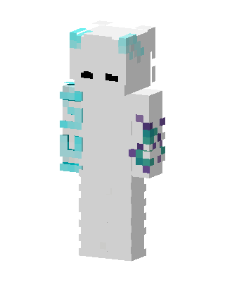 White Mob skin, 3D preview