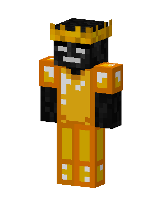 Golden Wither King skin, 3D preview