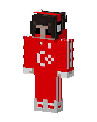 Red Athlete Minecraft red skin