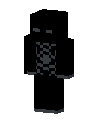 Black Spider Suit skin, 3D preview
