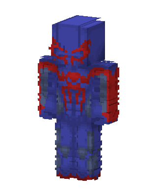 Spider-Man 2099 skin, 3D preview