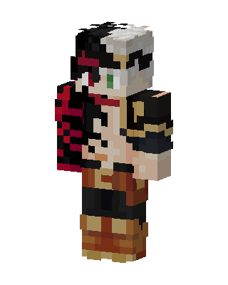 Split Pirate Minecraft skin