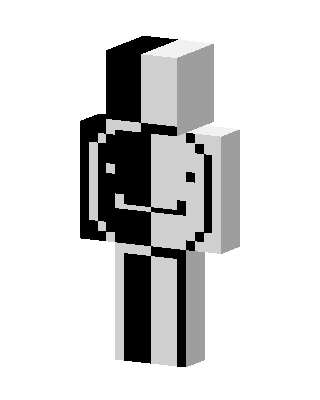 Split Smiley skin, 3D preview