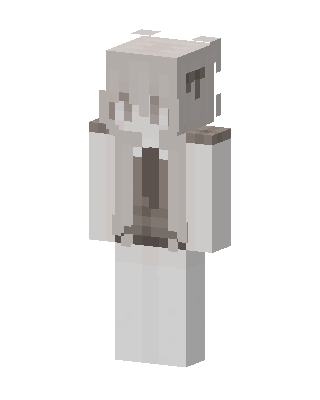Ghost Girl skin, 3D preview
