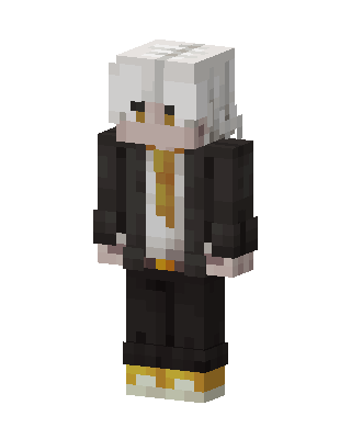 White Haired Gentleman skin, 3D preview