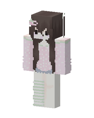 Pastel Blossom skin, 3D preview