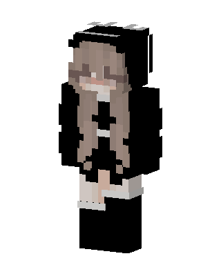 Panda Hoodie Girl Minecraft skin