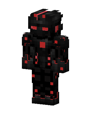 Magma Knight skin, 3D preview