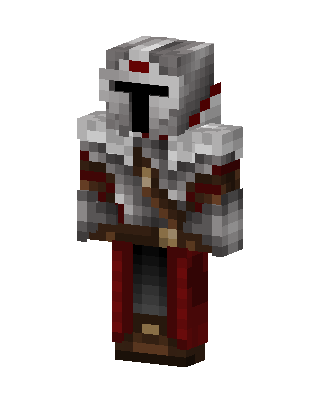 Crusader Knight skin, 3D preview