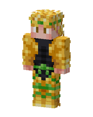 Dio Brando skin, 3D preview