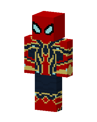 Iron Spider skin, 3D preview