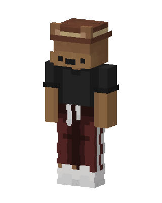 Brown Athlete Boy Minecraft skin