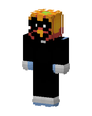 Burger Head skin, 3D preview