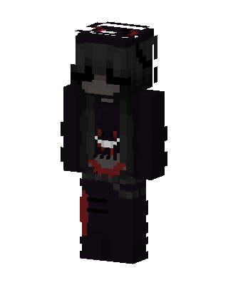 Black Villain Boy skin, 3D preview