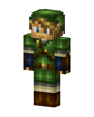 Link skin, 3D preview