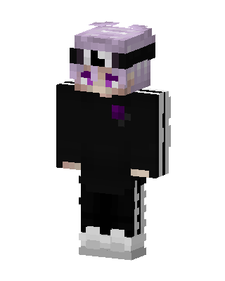 Black E-Girl Minecraft e-girl skin