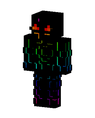 Neon Shadow Minecraft skin