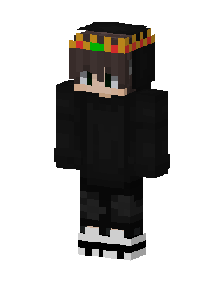 Black Drip Boy skin, 3D preview