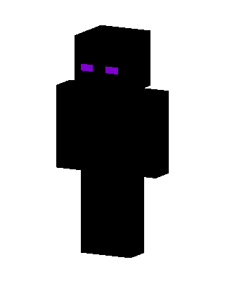 Black Glowing Villain skin, 3D preview