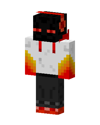 Flame Sleeve Shadow Minecraft skin
