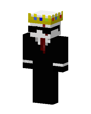 Black King Minecraft skin