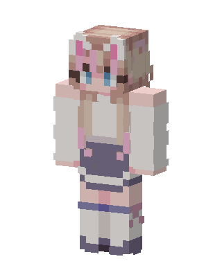 Bunny Maid skin, 3D preview