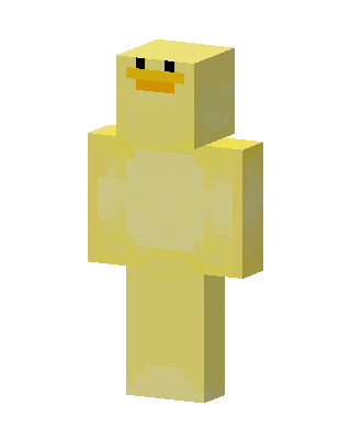 Rubber Duck skin, 3D preview