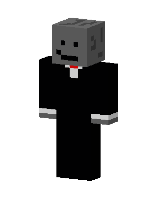 Gray Block Suit Minecraft skin