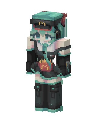 McDonald's Miku skin, 3D preview