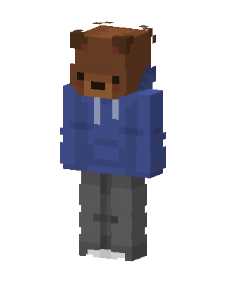 Bear Hoodie Minecraft skin