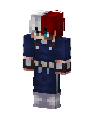 Blue Hero Boy skin, 3D preview