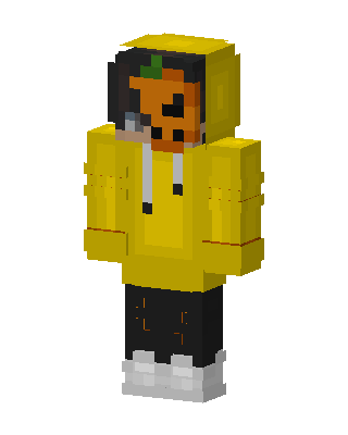 Pumpkin Hoodie Minecraft skin