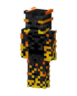 Magma Wither skin, 3D preview