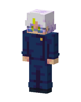 Blue Anime Boy Minecraft blue skin