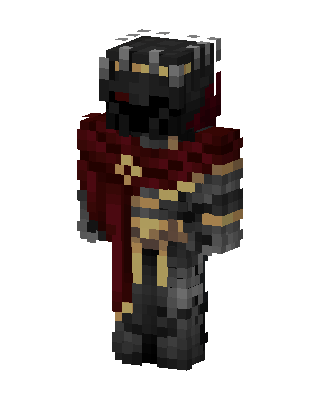 Crimson Dark Knight skin, 3D preview