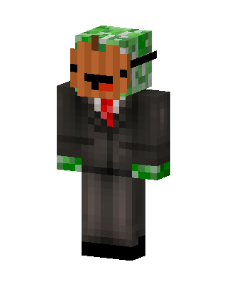 Pumpkin Creeper Suit Minecraft skin