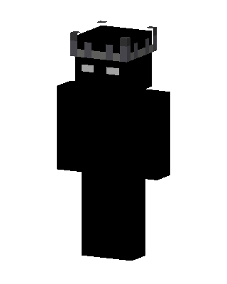 Crowned Enderman Minecraft skin