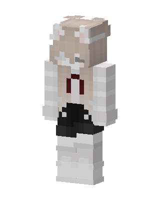 Cat Ear Girl skin, 3D preview