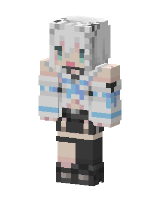 Fubuki skin, 3D preview