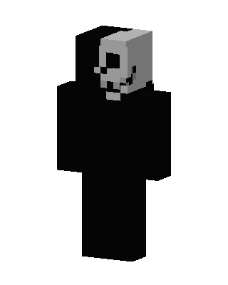 Black Villain skin, 3D preview