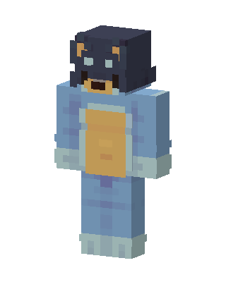 Bandit Heeler skin, 3D preview